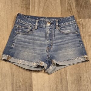 American Eagle Women's Blue Denim Shorts
